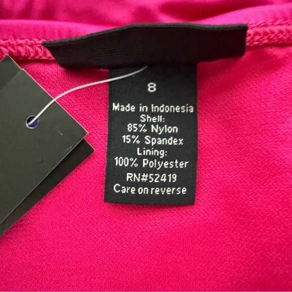 Apt. 9 Fuchsia Swim Skirt size 8. New with tags - Picture 4 of 7